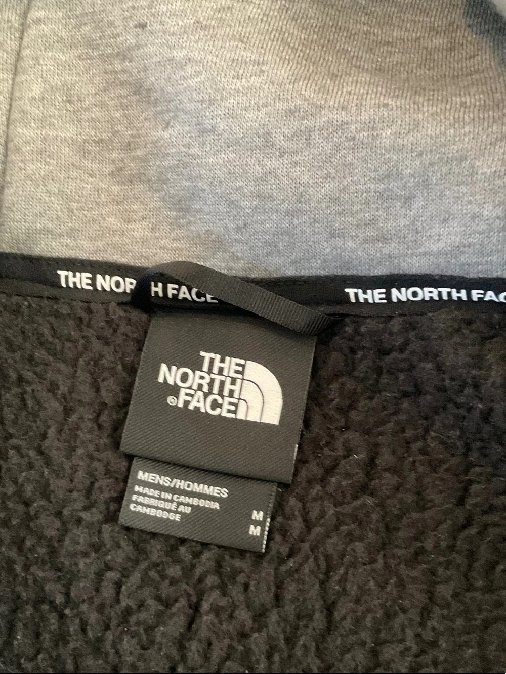The North Face Gray and Black Hooded Performance Jacket